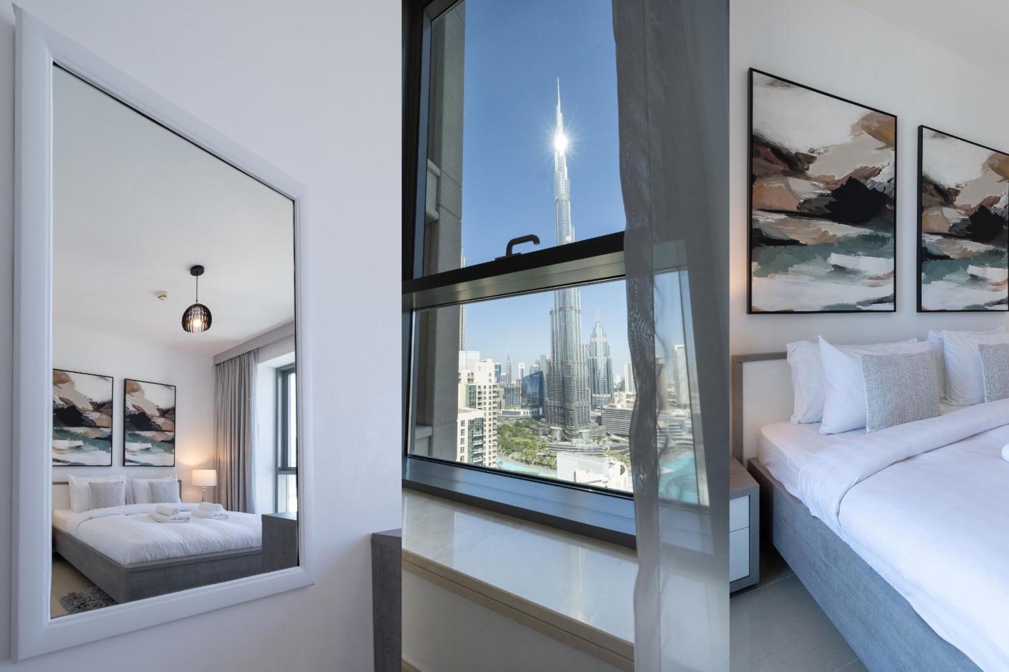 Signature Burj Khalifa View Residence Dubái Exterior foto